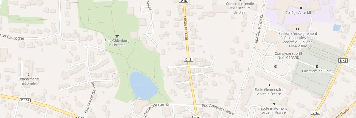 Plan du 34 Rue de la Forêt à Blain