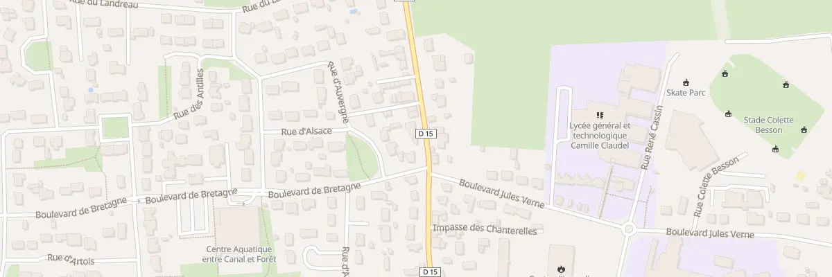 Plan du 64B Rue de la Forêt à Blain