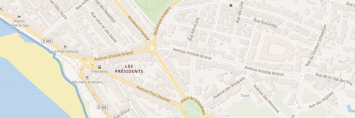 Plan du 47 Av Aristide Briand aux Sables-d’Olonne