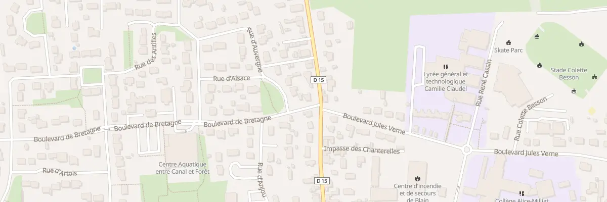 Plan du 62 Rue de la Forêt à Blain