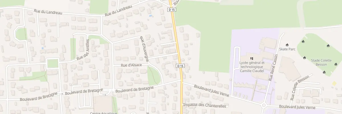 Plan du 66 Rue de la Forêt à Blain