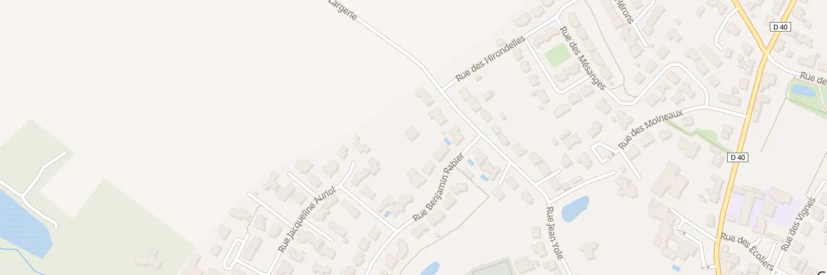 Plan du 23T Rue jean yole à Coëx