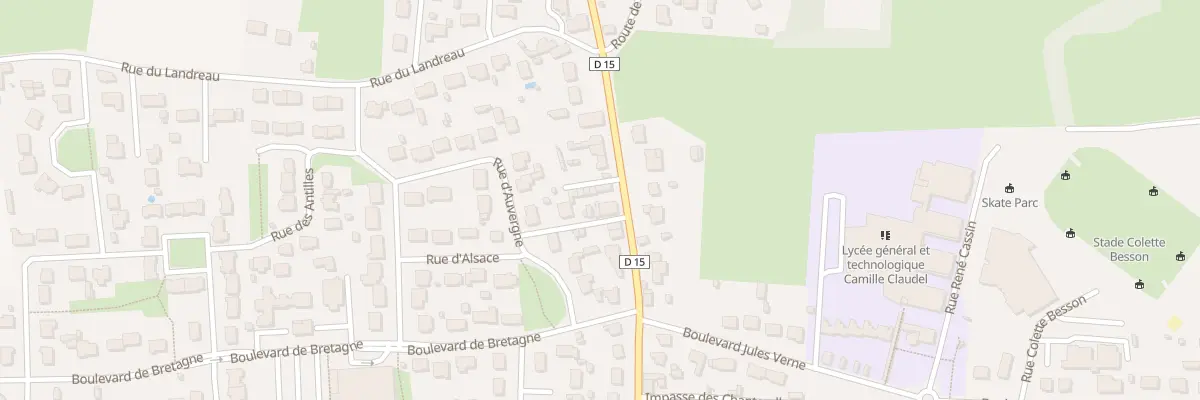 Plan du 72 Rue de la Forêt à Blain