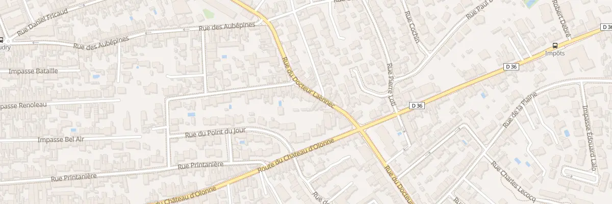 Plan du 13 Rue du Dr Laennec - Les Sables aux Sables-d’Olonne