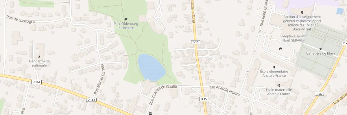 Plan du 32Q Rue de la Forêt à Blain