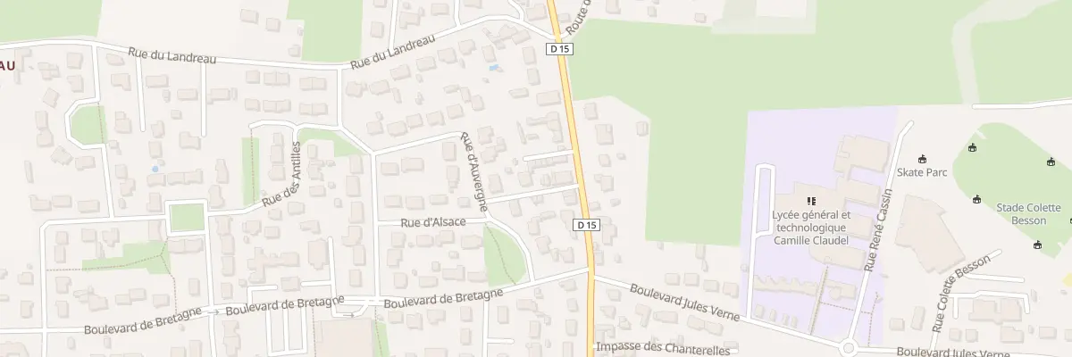 Plan du 78 Rue de la Forêt à Blain