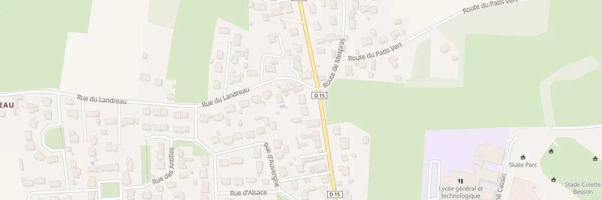 Plan du 88 Rue de la Forêt à Blain