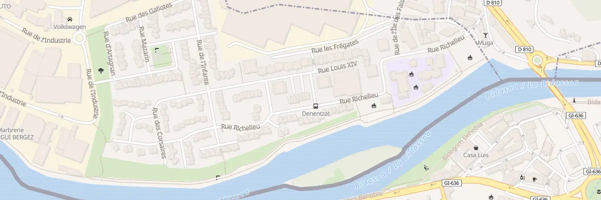 Plan du 25 Rue richelieu à Hendaye