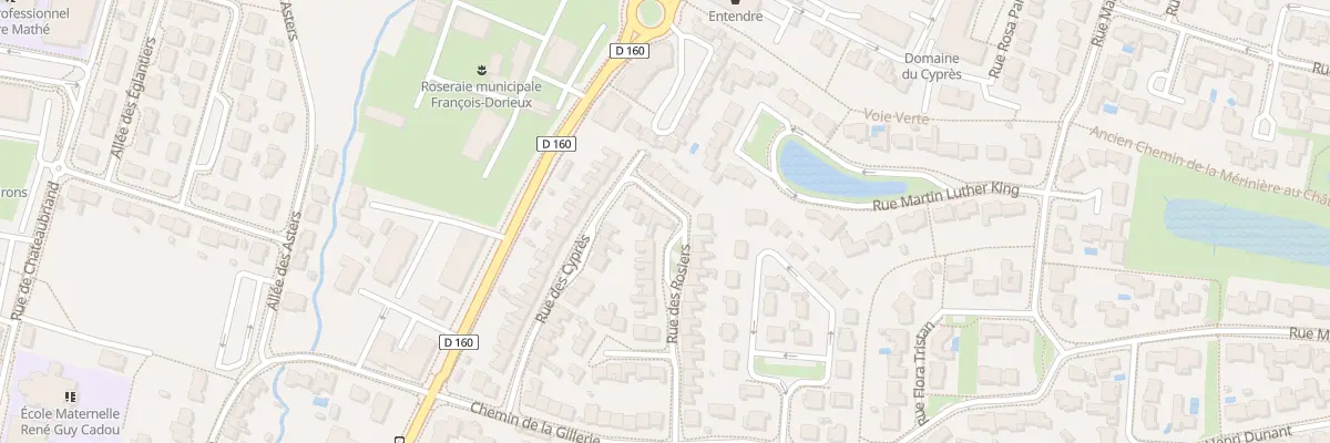Plan du 33 Rue des Rosiers aux Sables-d’Olonne