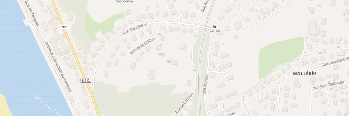 Plan du 23 Rue de larroun à Hendaye