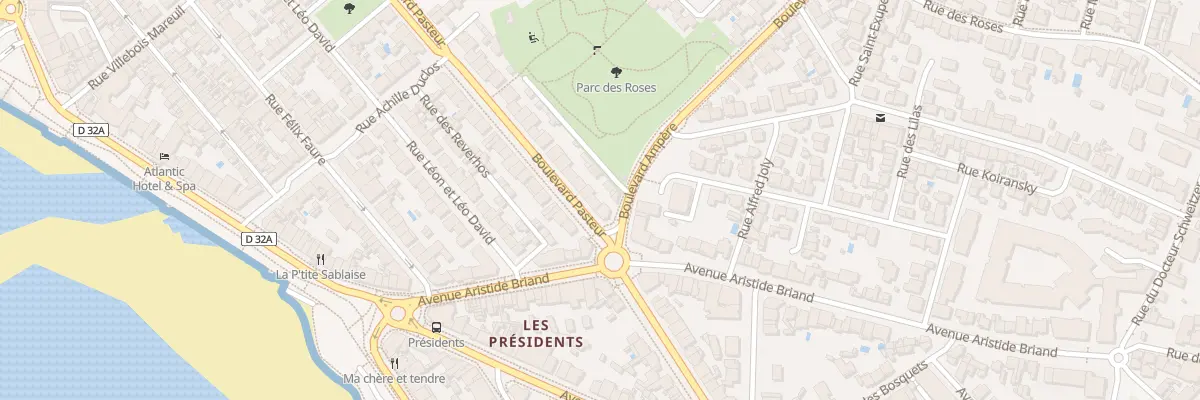 Plan du 4 Bd Pasteur aux Sables-d’Olonne