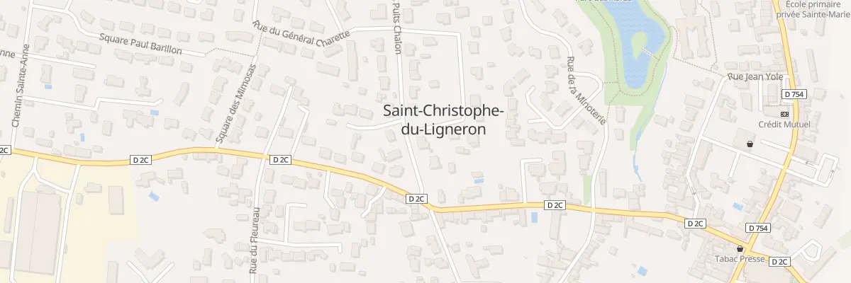 Plan du 14 Rue du puits chalon à Saint-Christophe-du-Ligneron