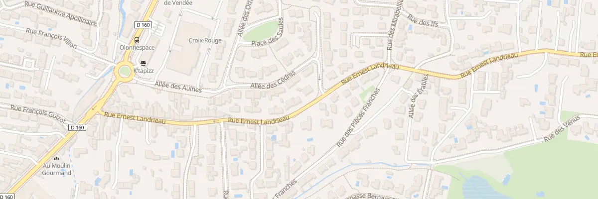 Plan du 57 Rue Ernest Landrieau aux Sables-d’Olonne
