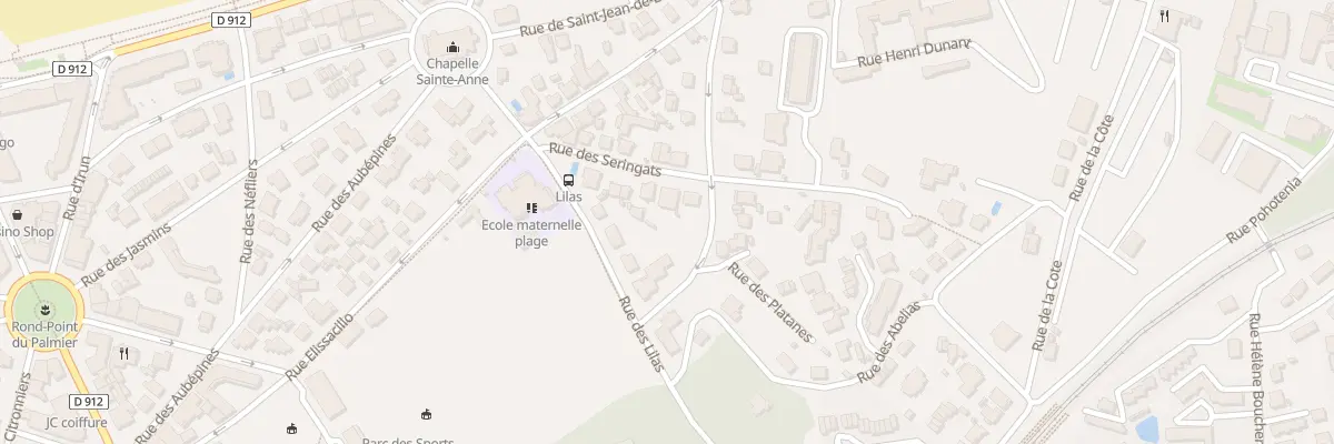 Plan du 6 Rue des seringats à Hendaye