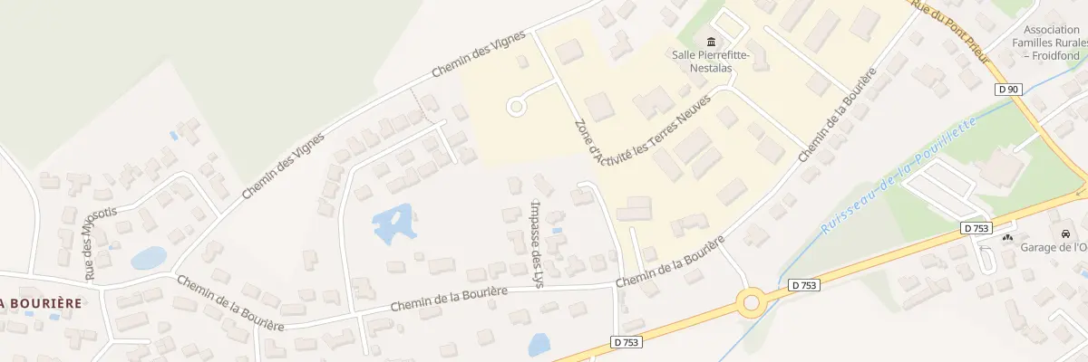 Plan du 8 Imp des Lys à Froidfond