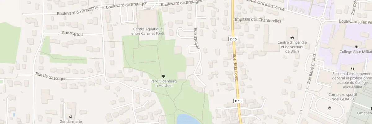 Plan du 2561 Rue d’Anjou à Blain