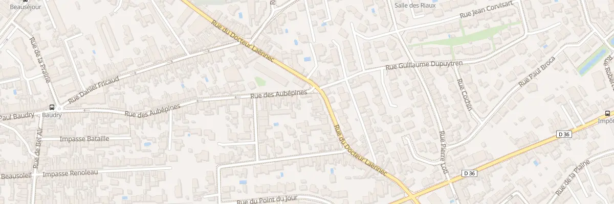 Plan du 1 Rue des Aubepines - Les Sables aux Sables-d’Olonne