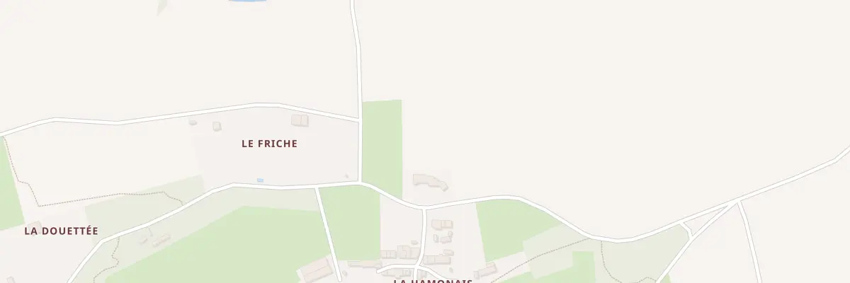 Plan du 2 La Hamonais à Pléchâtel