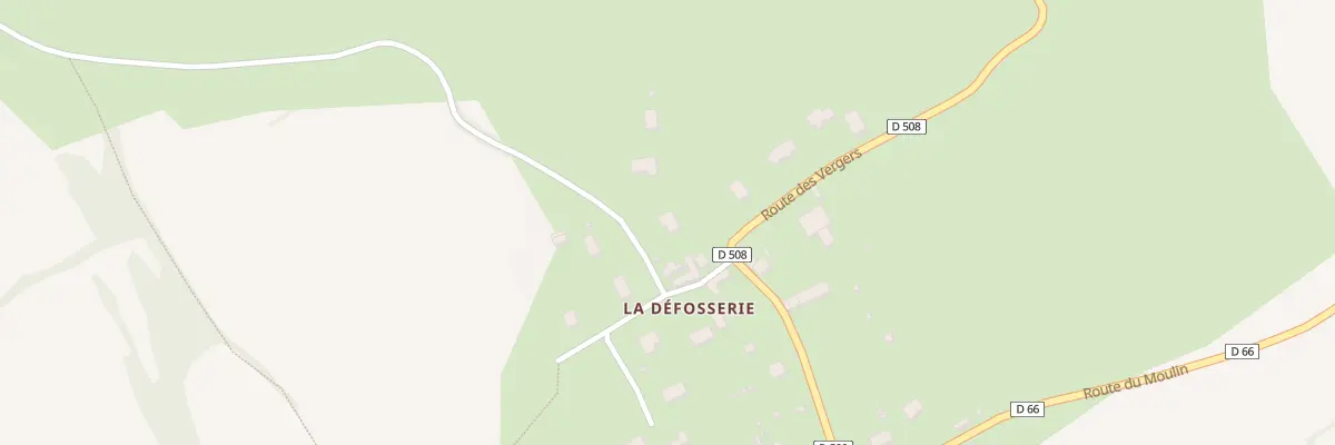 Plan du 38C Rte des Vergers à Pierreville