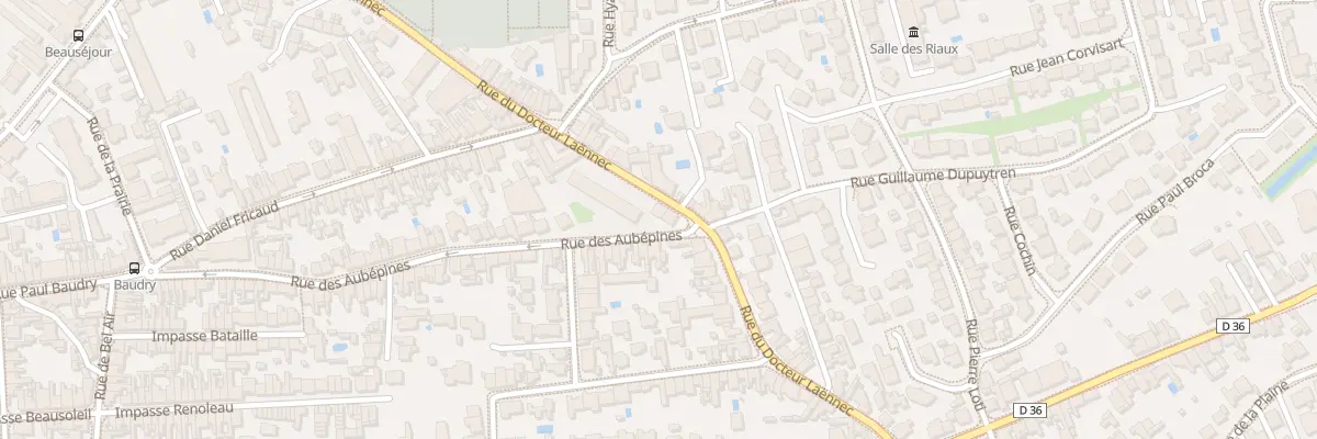 Plan du 14 Rue des Aubepines - Les Sables aux Sables-d’Olonne