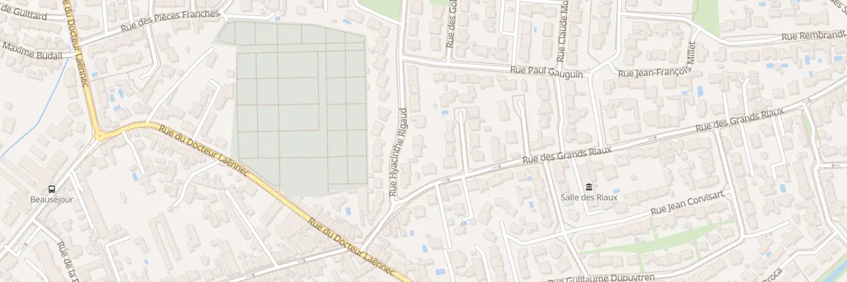 Plan du 8 Rue Hyacinthe Rigaud aux Sables-d’Olonne