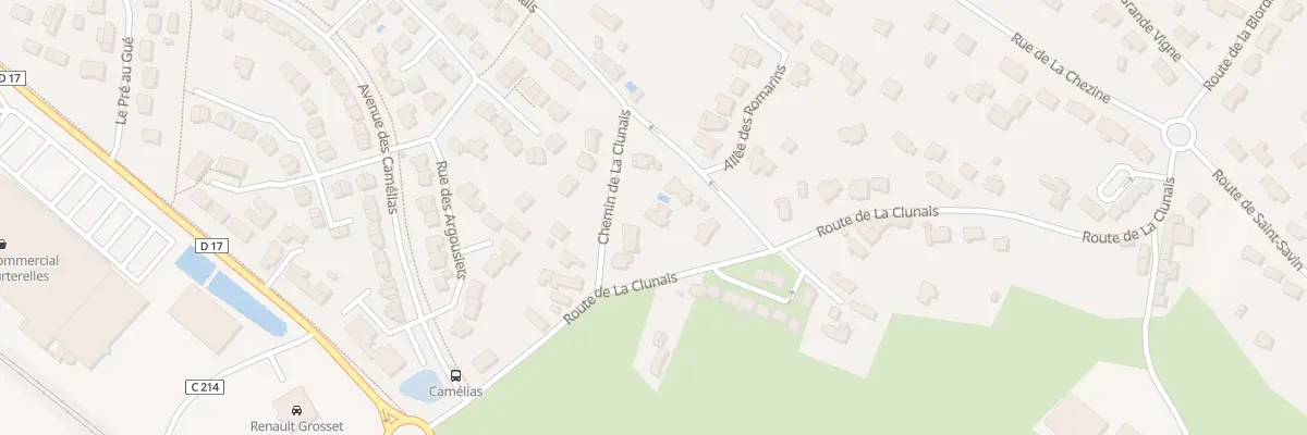 Plan du 1B Che de la Clunais à Saint-Étienne-de-Montluc