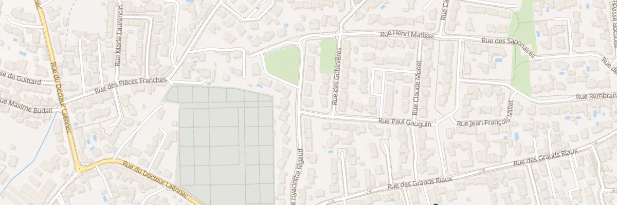 Plan du 18 Rue Hyacinthe Rigaud aux Sables-d’Olonne