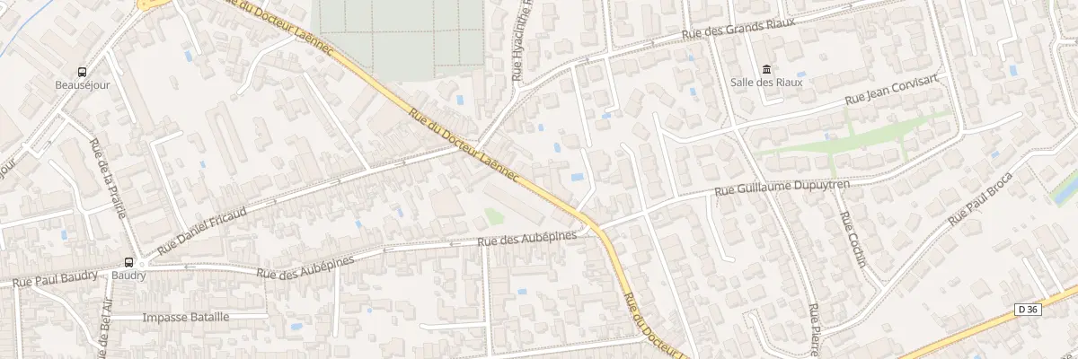 Plan du 52 Rue du Dr Laennec - Chateau aux Sables-d’Olonne