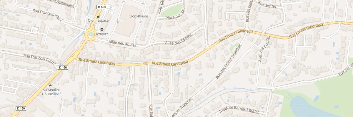 Plan du 51 Rue Ernest Landrieau aux Sables-d’Olonne