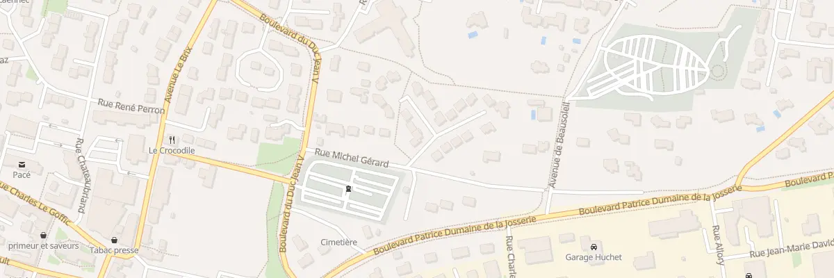 Plan du 1 Rue Tanguy Prigent à Pacé