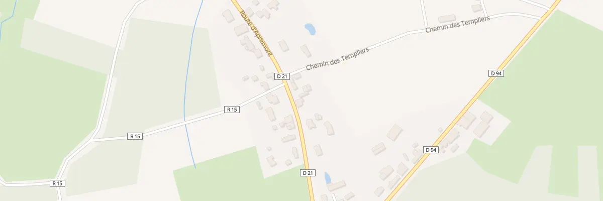 Plan du 30 Rte d’Apremont à Apremont