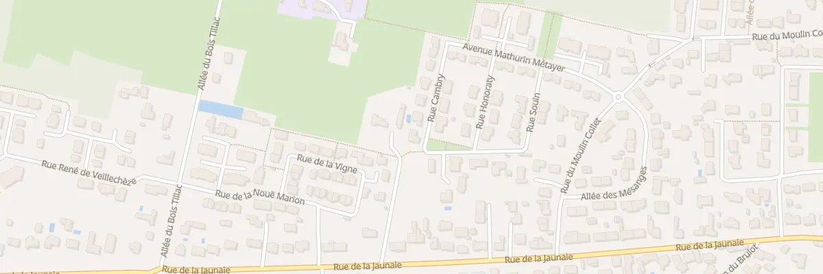 Plan du 13 Rue Cambry au Pellerin