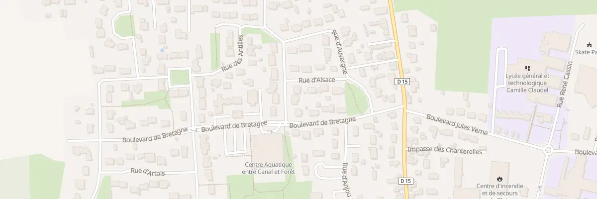 Plan du 3 Rue d’Aquitaine à Blain