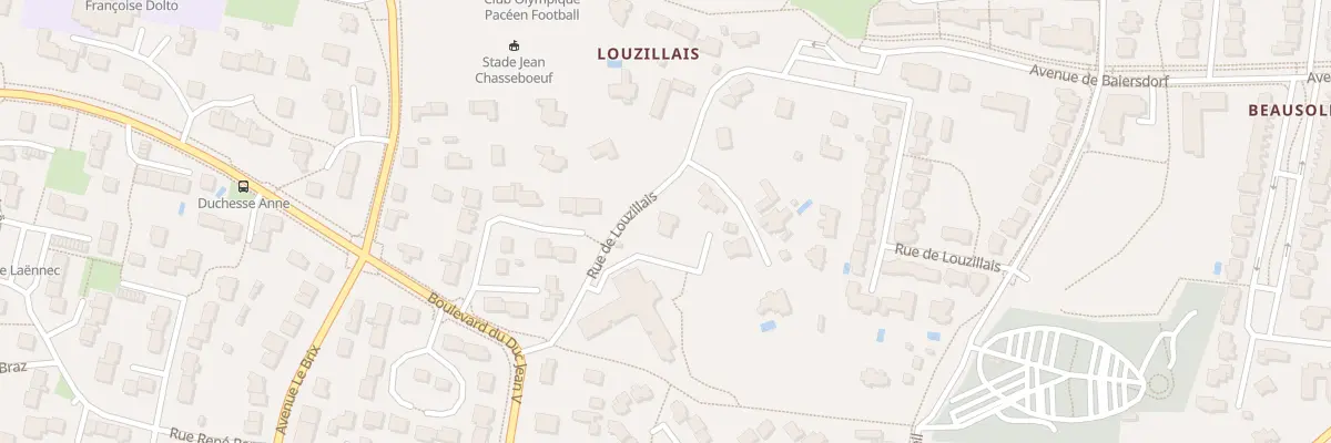 Plan du 4 Rue de Louzillais à Pacé