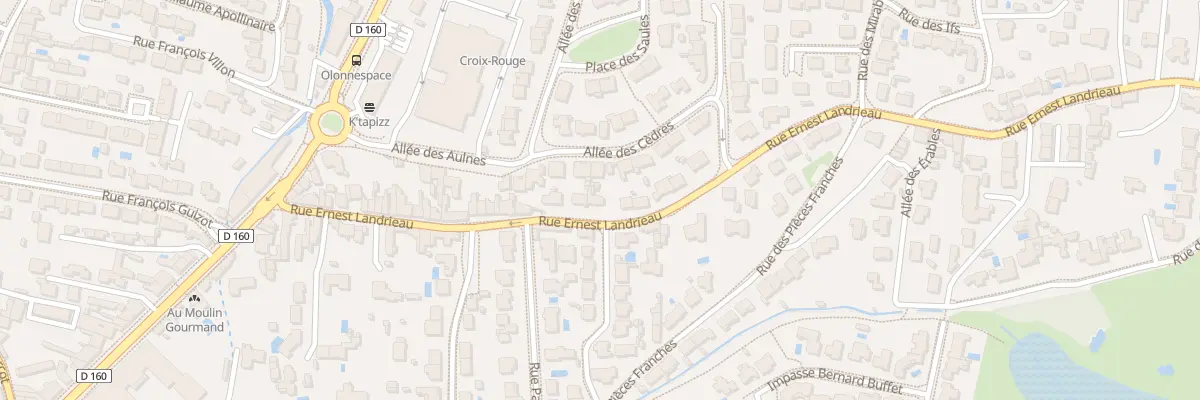 Plan du 49 Rue Ernest Landrieau aux Sables-d’Olonne