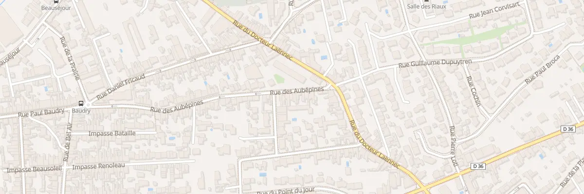 Plan du 17 Rue des Aubepines - Les Sables aux Sables-d’Olonne