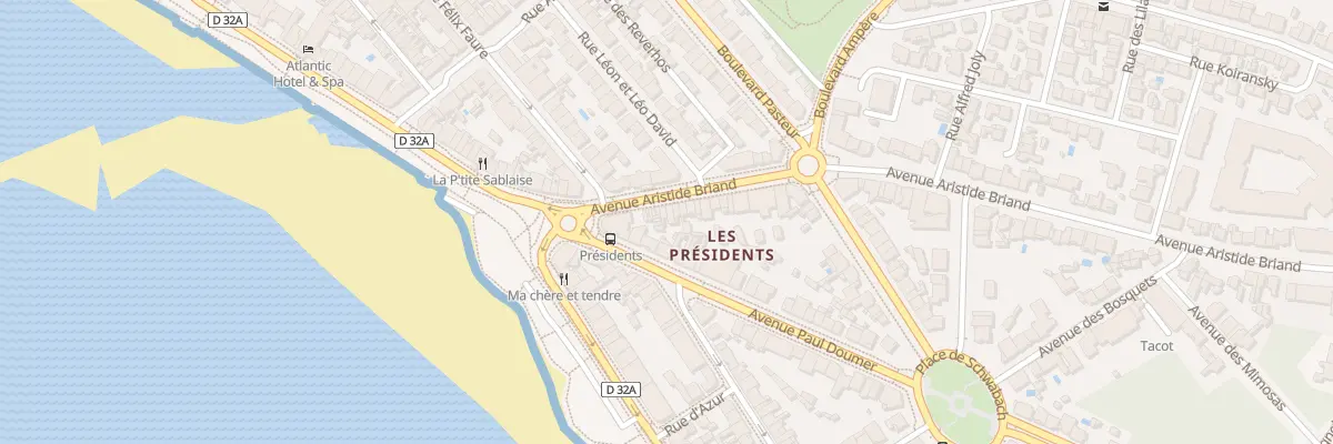 Plan du 81 Av Aristide Briand aux Sables-d’Olonne