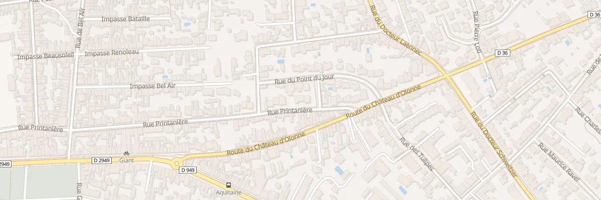Plan du 18 Rue Printanière aux Sables-d’Olonne