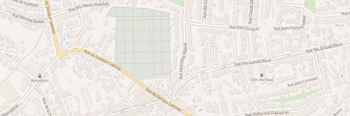 Plan du 5 Rue Hyacinthe Rigaud aux Sables-d’Olonne
