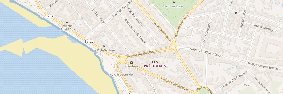 Plan du 1 Rue Léon et Léo David aux Sables-d’Olonne