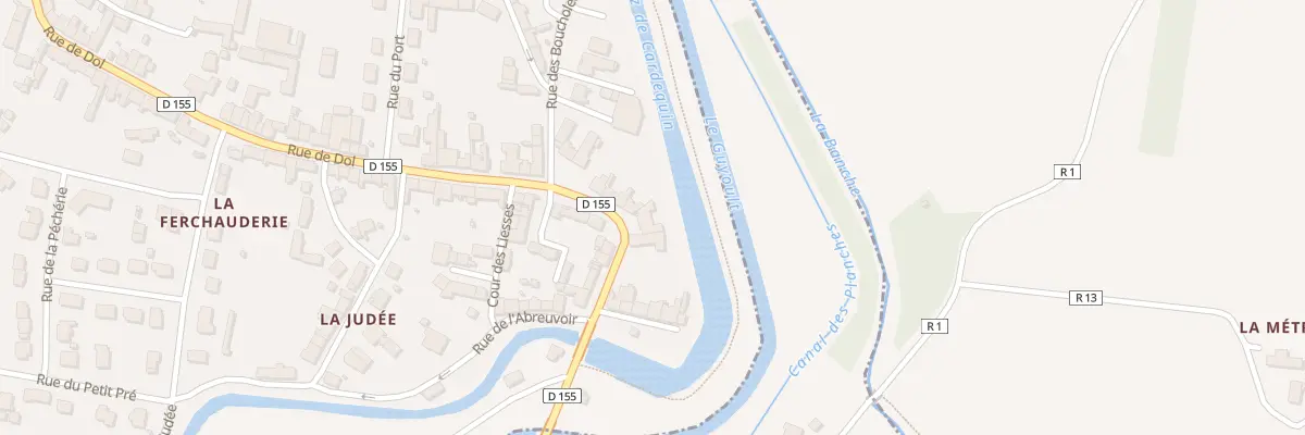 Plan du 80 Rue de Dol au Vivier-sur-Mer