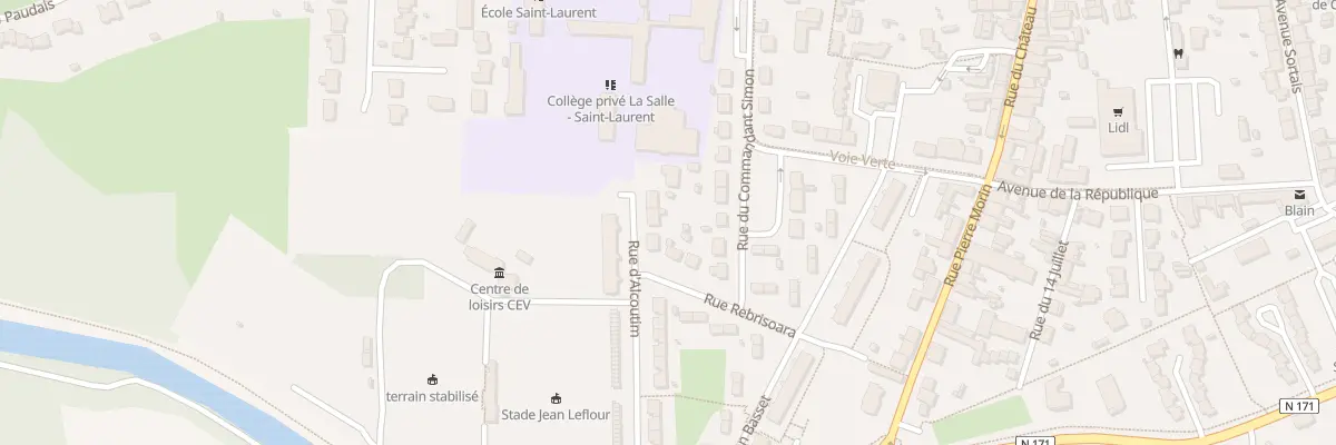 Plan du 6 Rue Alcoutim à Blain