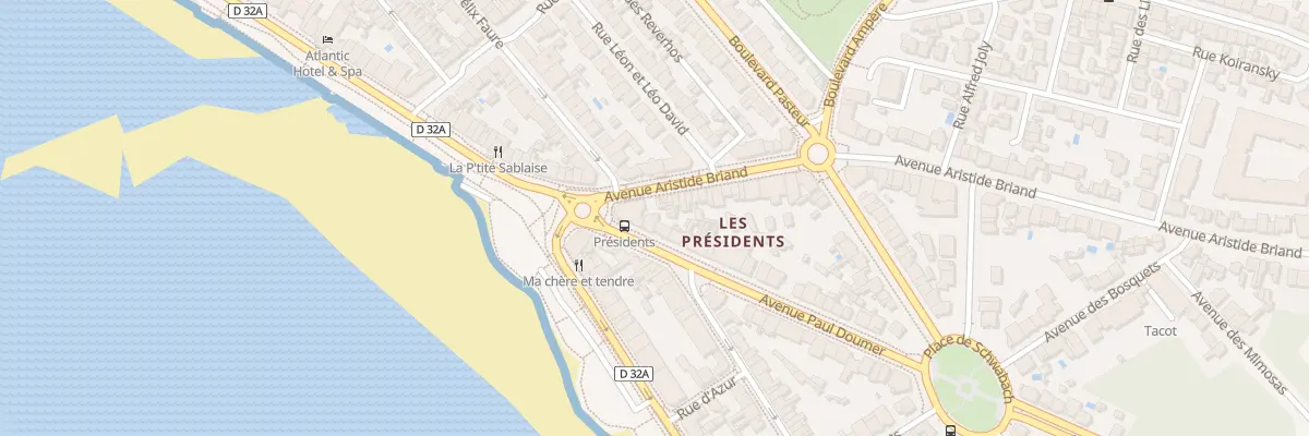 Plan du 40 Av Paul Doumer aux Sables-d’Olonne