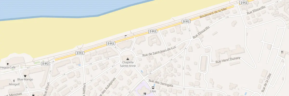 Plan du 3 Rue de saint jean de luz à Hendaye