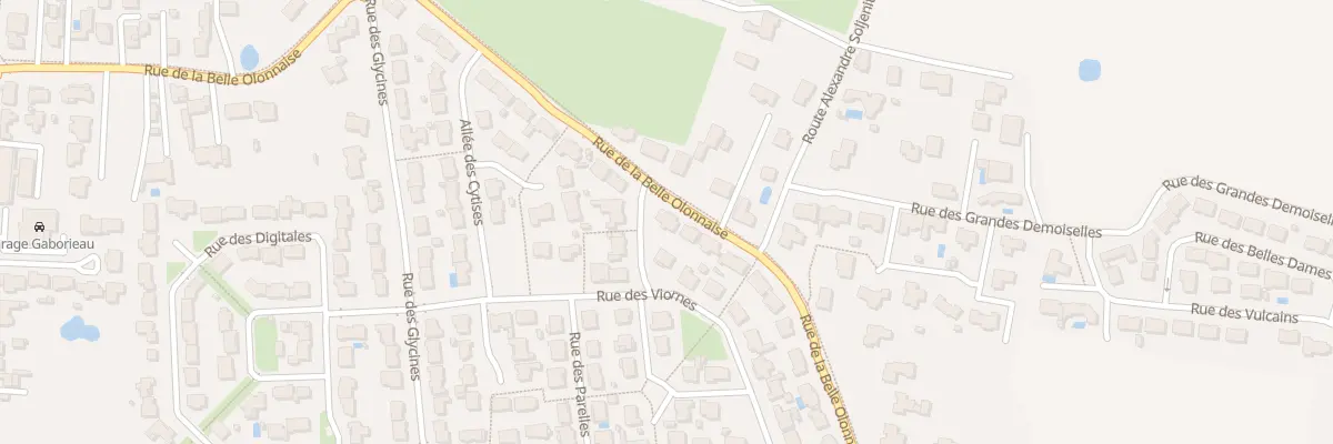 Plan du 34 Rue de la Belle Olonnaise aux Sables-d’Olonne