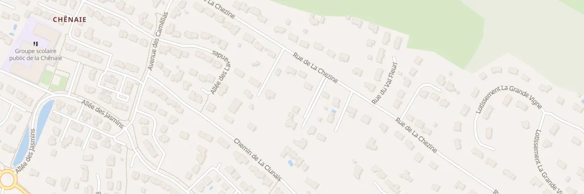 Plan du 108 Rue de la Chézine à Saint-Étienne-de-Montluc