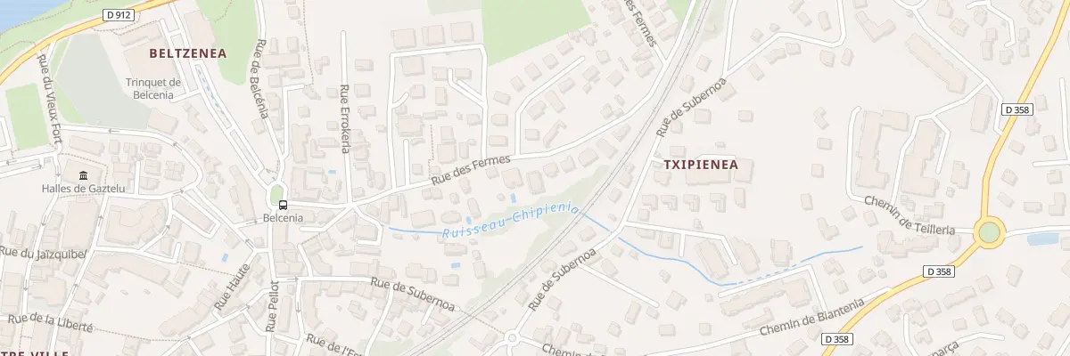 Plan du 22 Rue des fermes à Hendaye