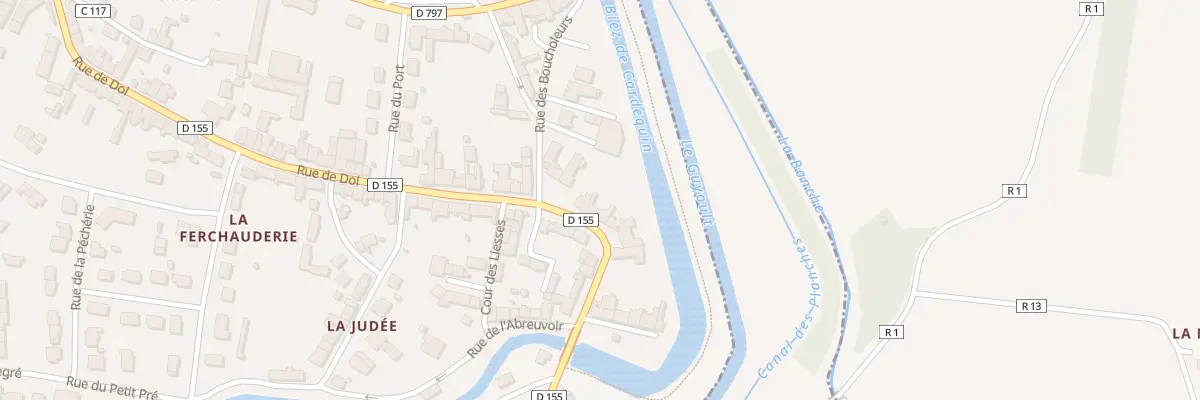 Plan du 74 Rue de Dol au Vivier-sur-Mer