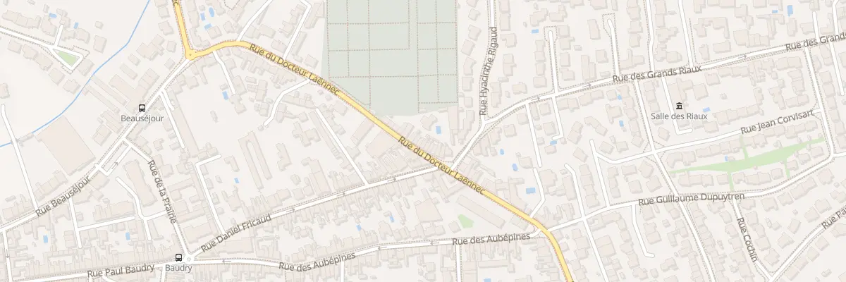Plan du 80 Rue du Dr Laennec - Chateau aux Sables-d’Olonne