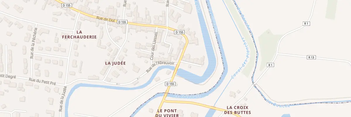 Plan du 65 Rue de Dol au Vivier-sur-Mer